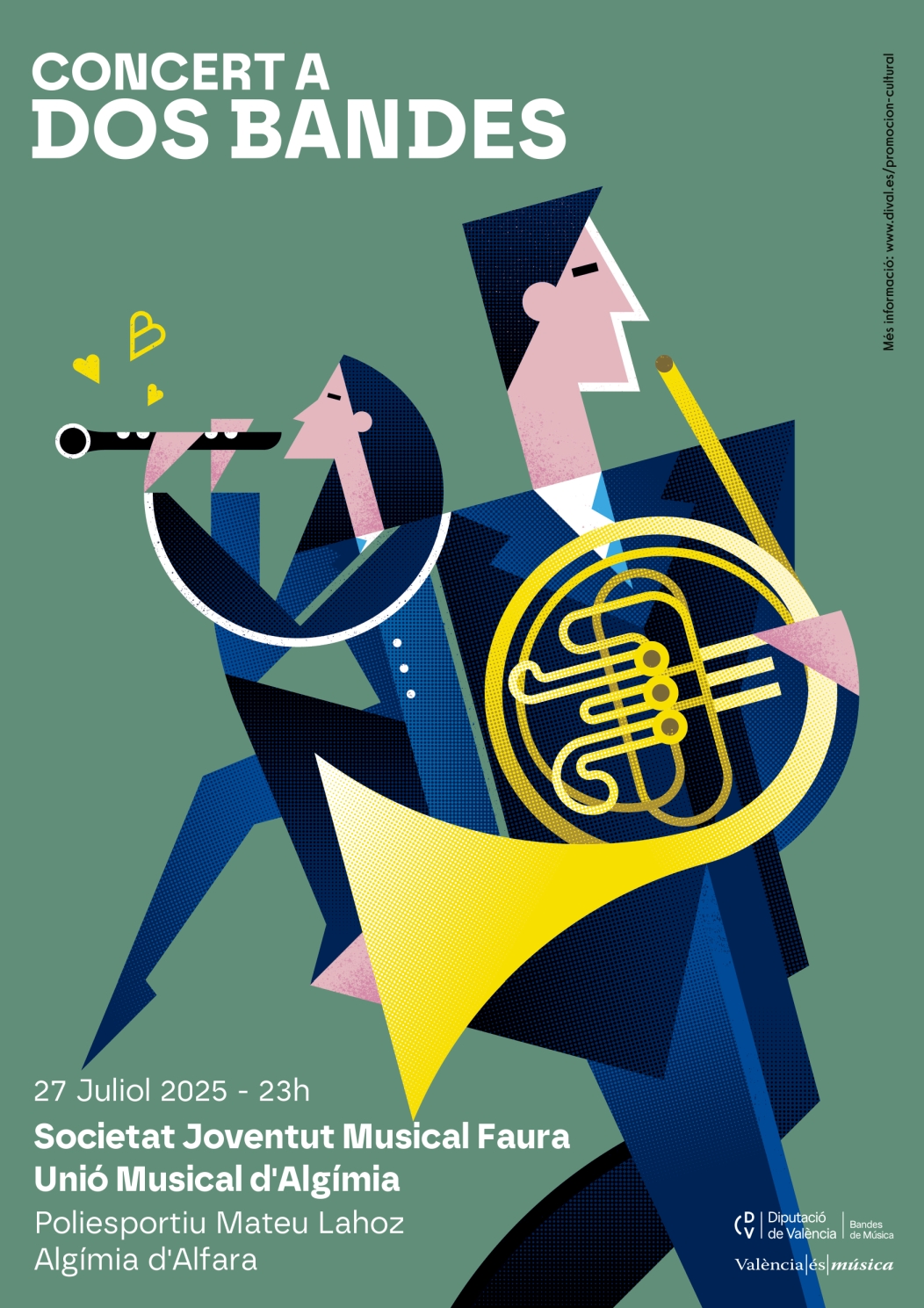 Concert a dos bandes 2025